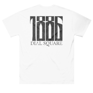 DIAL SQUARE – Oversized Graphic T-Shirt (White)